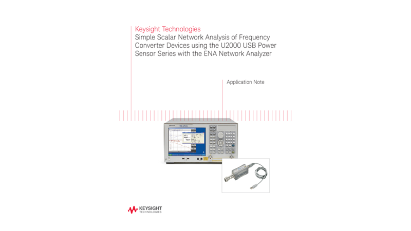 Simple Scalar Network Analysis of Frequency Converter Devices